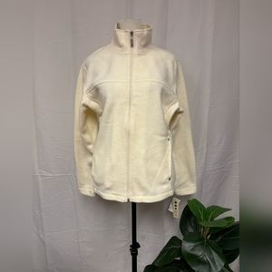 Stein Mart Women's Cream Fleece Jacket/ Color Cream /NWT